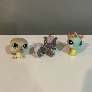 Littlest pet shop lot of 3